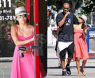 Photos of Eva Longoria and Tony Parker Leaving the Barbershop in LA