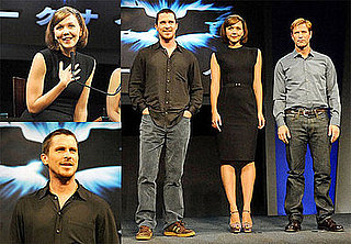 Photos of Christian Bale, Maggie Gyllenhaal, Aaron Eckhart at a Press Conference For The Dark Knight in Tokyo