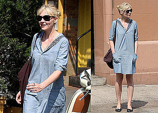 Photos of How to Lose Friends and Alienate People's Kirsten Dunst Walking in NYC