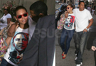 Photos of Beyonce and Jay-Z Walking in NYC