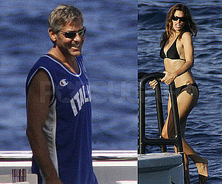 Photos of Cindy Crawford In a Bikini on Yacht With George Clooney, Rande Gerber