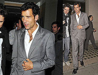 Photos of Clive Owen and His Wife Leaving Nobu in London