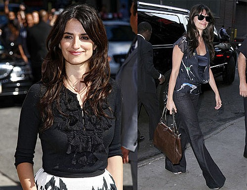 Photos and Video of Penelope Cruz at The Late Show and Good Morning America