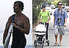 Photos of Camila Alves, Levi McConaughey, and Matthew McConaughey in Malibu