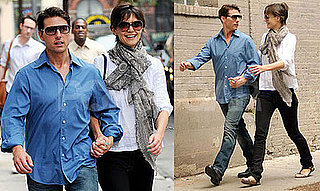 Photos of Tom Cruise and Katie Holmes Holding Hands Walking to Rehearsal in NYC