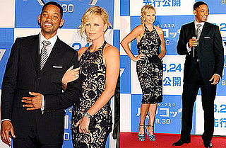 Photos of Will Smith and Charlize Theron at the Japan Premiere of Hancock