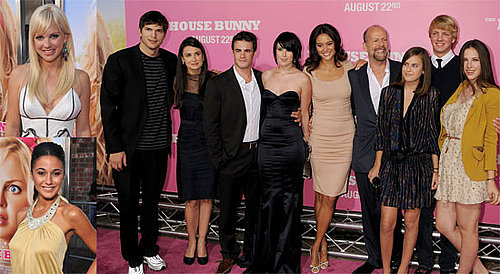 Photos of Ashton Kutcher, Demi Moore, Bruce Willis, Rumer Willis, Anna Faris at The House Bunny Premiere in Los Angeles