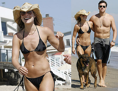 Photos of Ali Larter in a Bikini With Shirtless Boyfriend Hayes MacArthur on Malibu Beach
