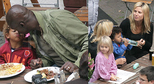 Photos of Heidi Klum, Seal, Leni Klum, Henry Samuel, John Samuel in Germany
