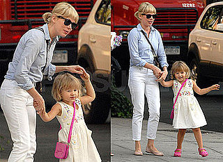 Photos of Michelle Williams and Matilda Ledger in New York