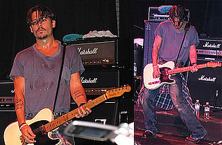 Photos of Johnny Depp Performing With His Old Band, The Kids, In Florida