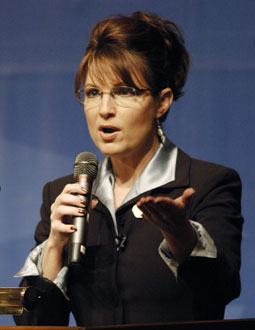 Photo of Sarah Palin, the Presumptive Vice Presidential Nominee For Republican Party