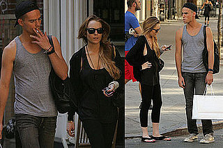 Photos of Lindsay Lohan in NYC, Possibly Skipping Her Grandfather's Wake