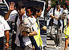 Photos of Brad Pitt and Zahara Jolie-Pitt at Cannes Airport