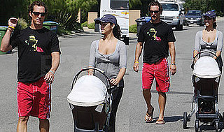 Photos of Matthew McConaughey, Camila Alves, and Levi McConaughey in LA