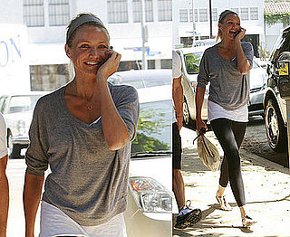 Photos of Cameron Diaz at the Gym in LA