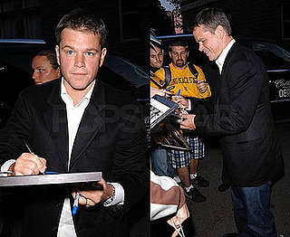 Matt Damon at the Toronto Film Festival For OneXOne Gala
