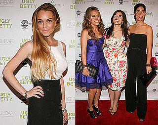 Photos of Lindsay Lohan, America Ferrera At Premiere of Ugly Betty