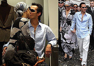 Photos of Jennifer Lopez and Marc Anthony Kissing in Portofino