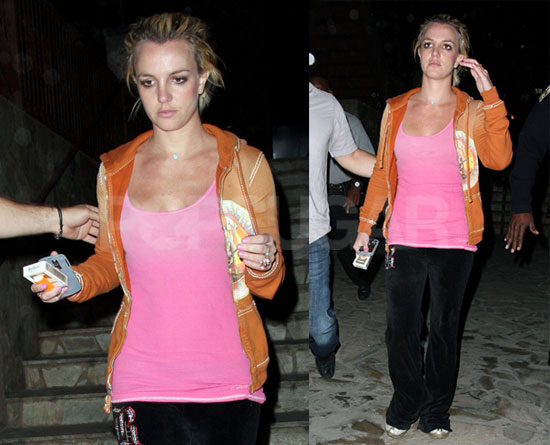 Britney Spears Leaving the Dance Studio