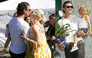 Photos of Gwen Stefani, Gavin Rossdale, and Kingston Rossdale at Roots & Shoots
