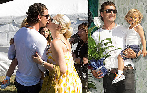 Photos of Gwen Stefani, Gavin Rossdale, and Kingston Rossdale at Roots & Shoots