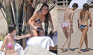Lindsay Lohan and Samantha Ronson Bikini Photos on Vacation in Mexico