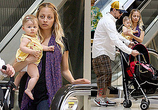 Photos of Nicole Richie, Joel Madden, and Harlow Madden