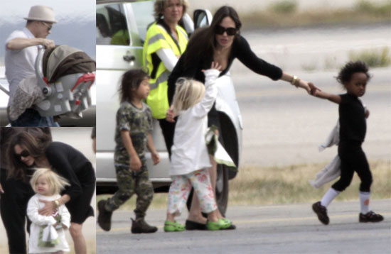 Jolie-Pitts Jet Off