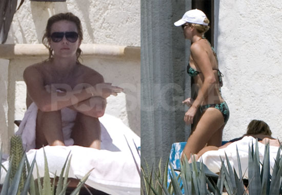 Charlize on Vacation in Cabo