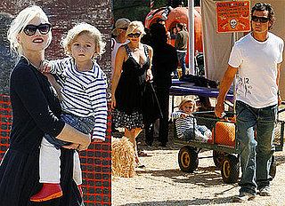 Photos of Kingston Rossdale With Mom Gwen Stefani and Dad Gavin Rossdale at Pumpkin Patch in LA