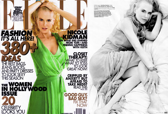 Nicole Kidman Does Elle