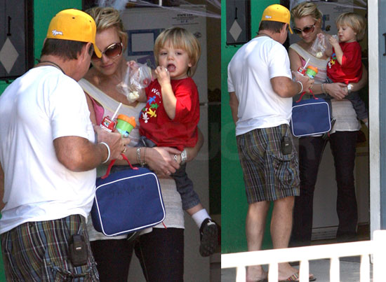 Photos of Britney Spears Picking Up Jayden James Spears in LA Photos of Britney Spears Picking Up Jayden James Spears in LA
