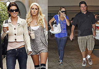 Photos of Lauren Conrad with Father, Audrina Patridge Out With Heidi Montag
