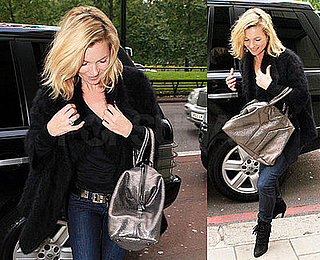 Photos of Kate Moss Heading to Lunch at China Tang in London