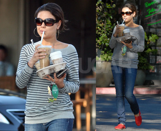 Mila Kunis Hits Starbucks
