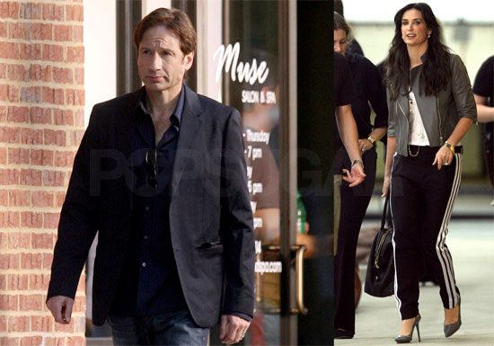 David and Demi Filming The Joneses David and Demi Filming The Joneses