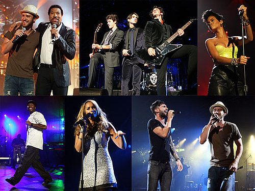 Photos of Justin Timberlake, Leona Lewis, 50 Cent, Rihanna at Justin Timberlake Shriners Hospital Benefit Concert