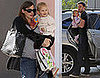 Photos of Ben Affleck and Jennifer Garner Bringing Violet to School in LA