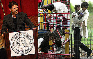 Photos of Tom Cruise at Matt Lauer's Roast and Katie and Suri at the Park