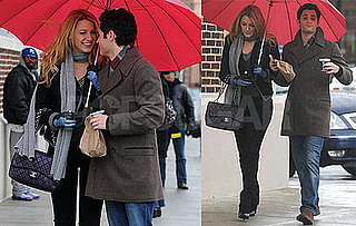 Photos of Blake Lively and Penn Badgley Filming Gossip Girl in Queens