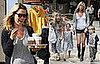 Kate Moss Out in LA with Lila Hack and Kids