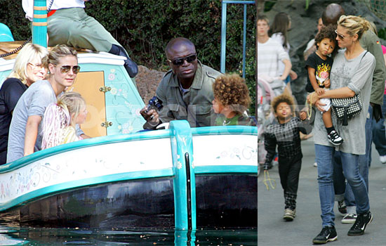 Heidi and Seal at Disney