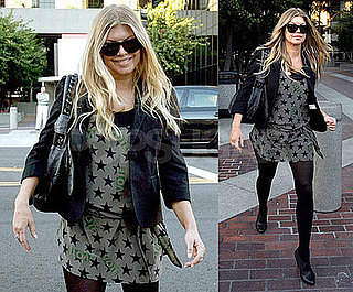 Fergie Gets One More Wear Out of Her Voting Dress