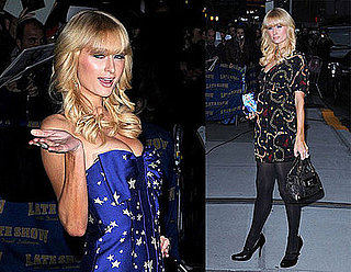 Photos and Video of Paris Hilton on David Letterman
