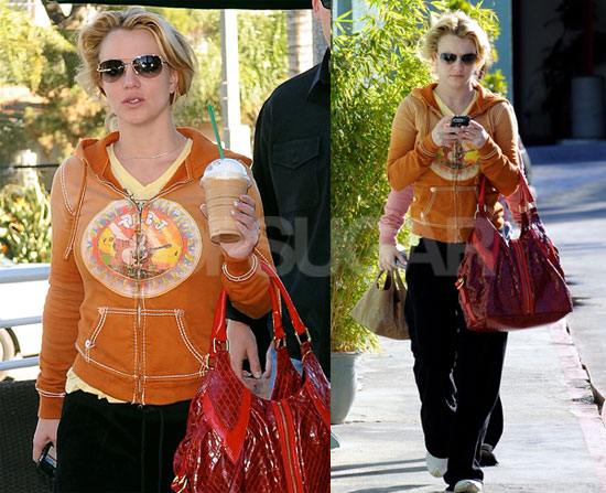 Britney At Starbucks in Orange Britney At Starbucks in Orange