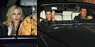 Photos of Madonna, David Beckham, Victoria Beckham Leaving LA's Nobu