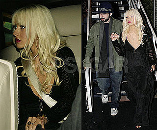 Photos of Christina Aguilera and Jordan Bratman Leaving Fred Segal