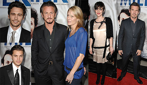 Photos of James Franco, Emile Hirsch, Sean Penn, Elizabeth Banks, Josh Brolin, Winona Ryder at the LA Premiere of Milk