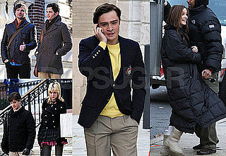 Photos of Gossip Girl Cast on Set, Interview With Penn Badgley Calling Dan His Own Worst Enemy and Judgmental